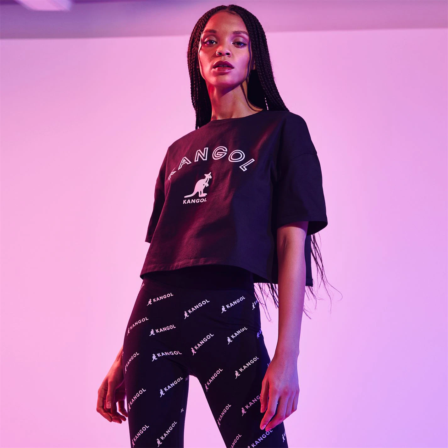 Kangol Logo Boxy T-Shirt 5 Kangol Logo Boxy T-Shirt - Image 5