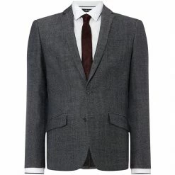 Kenneth Cole Vancouver Knitted Texture Suit Jacket